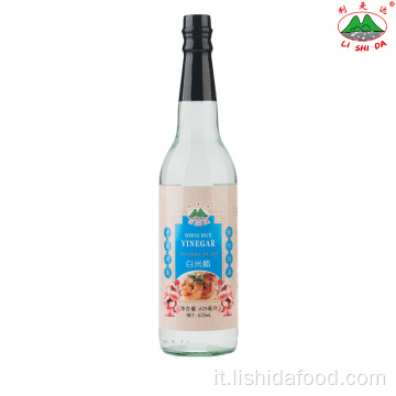 Aceto di riso bianco in bottiglia da 625 ml